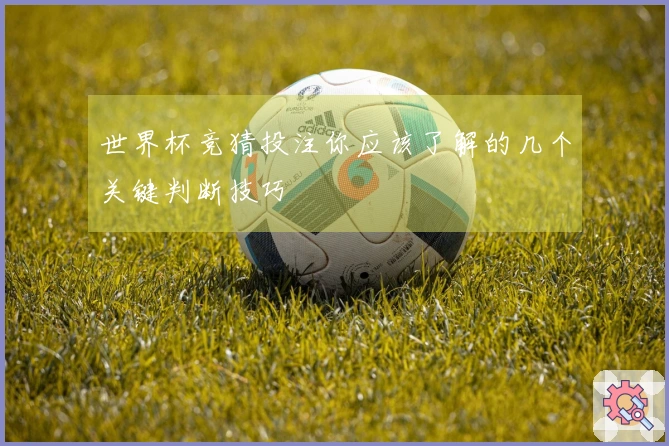 世界杯竞猜投注你应该了解的几个关键判断技巧