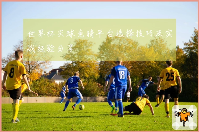 世界杯买球竞猜平台选择技巧及实战经验分享